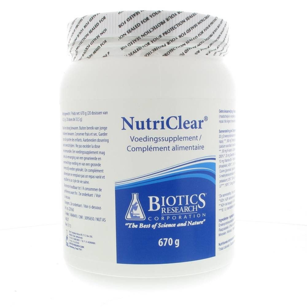 Biotics Nutriclear Poudre