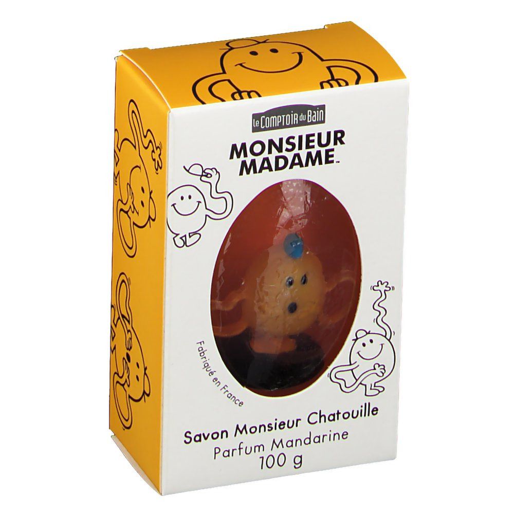 Le Comptoir du Bain savon Mr Chatouille mandarine