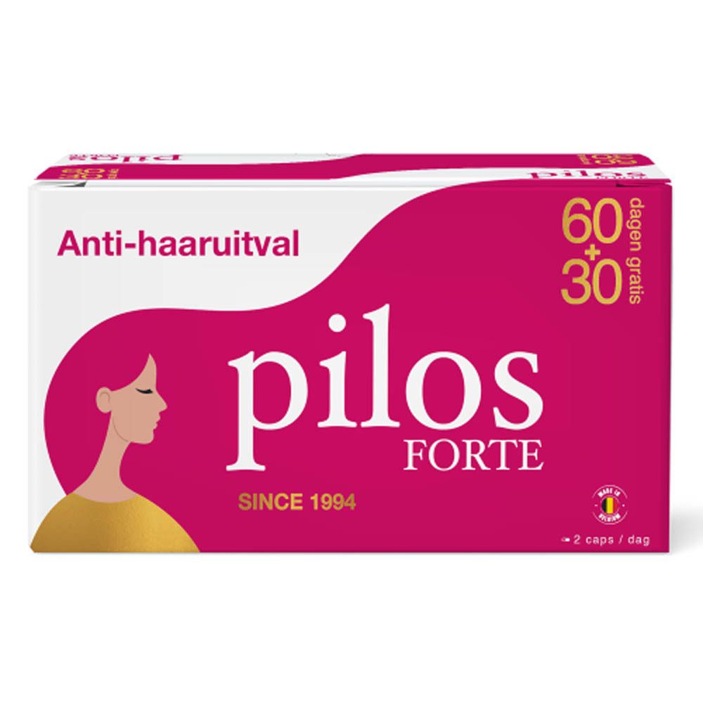 Boîte Pilos Forte anti-chute, avec 60+30 jours gratuits.