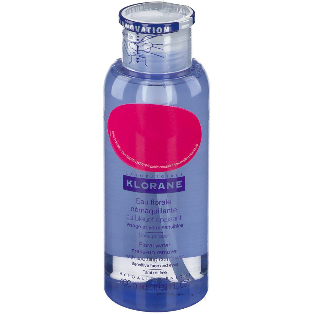 Klorane Eau Démaquillante Apaisante Au Bleuet