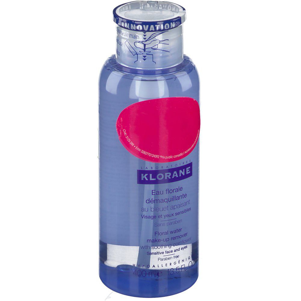Klorane Eau Démaquillante Apaisante Au Bleuet
