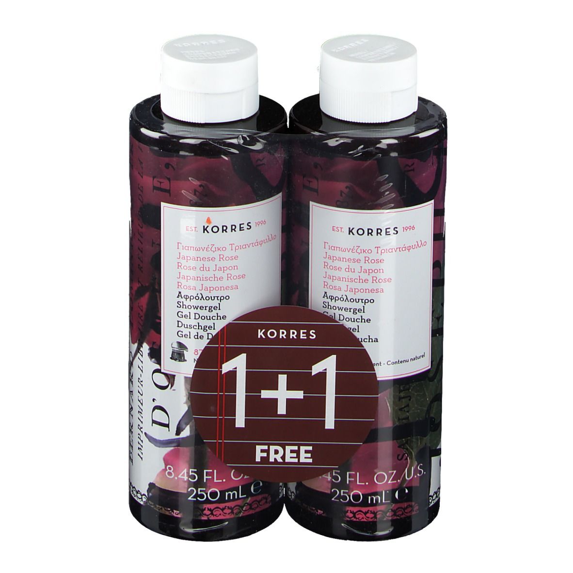 KORRES® Gel Douche Rose du Japon