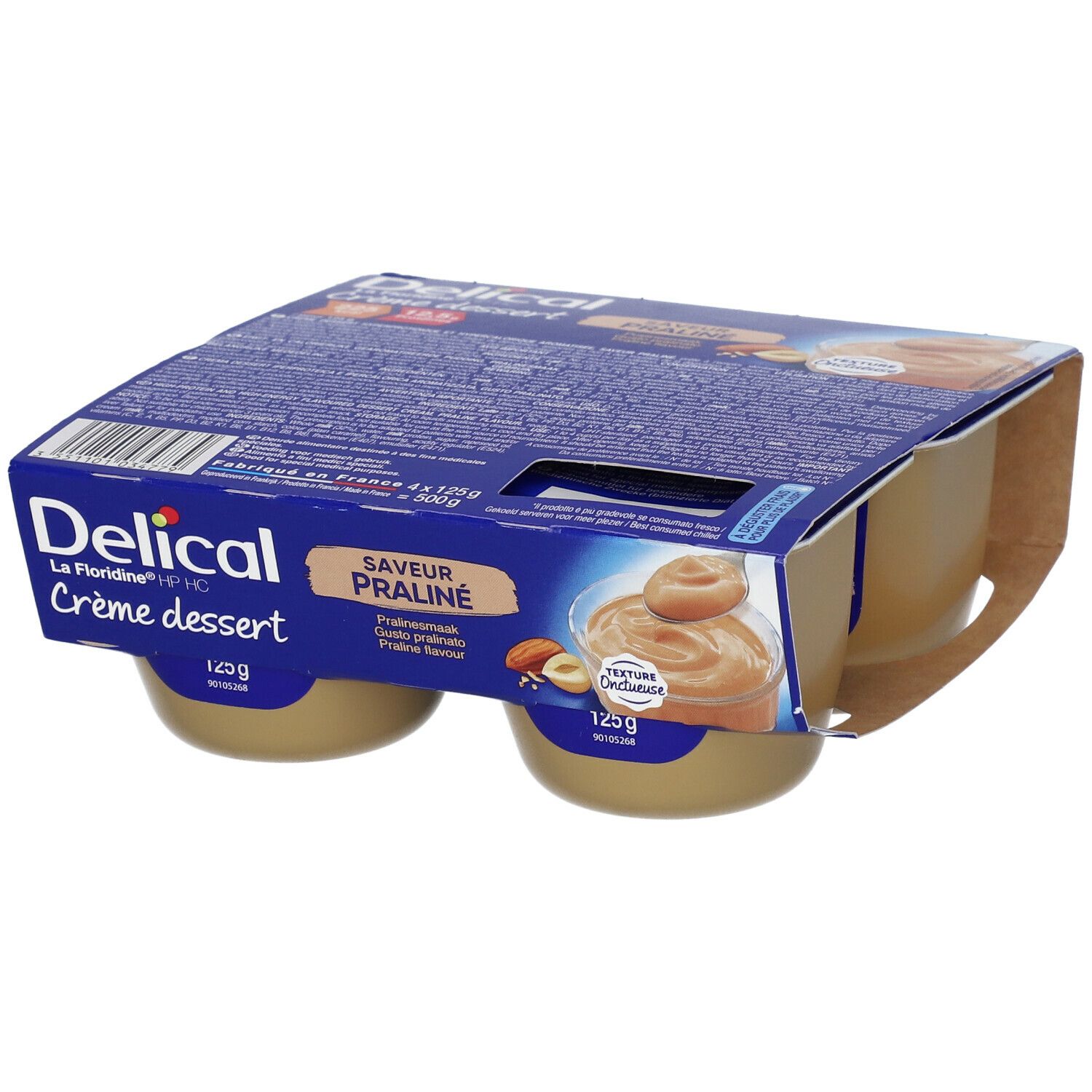 Delical La Floridine® Crème dessert HP HC saveur praliné