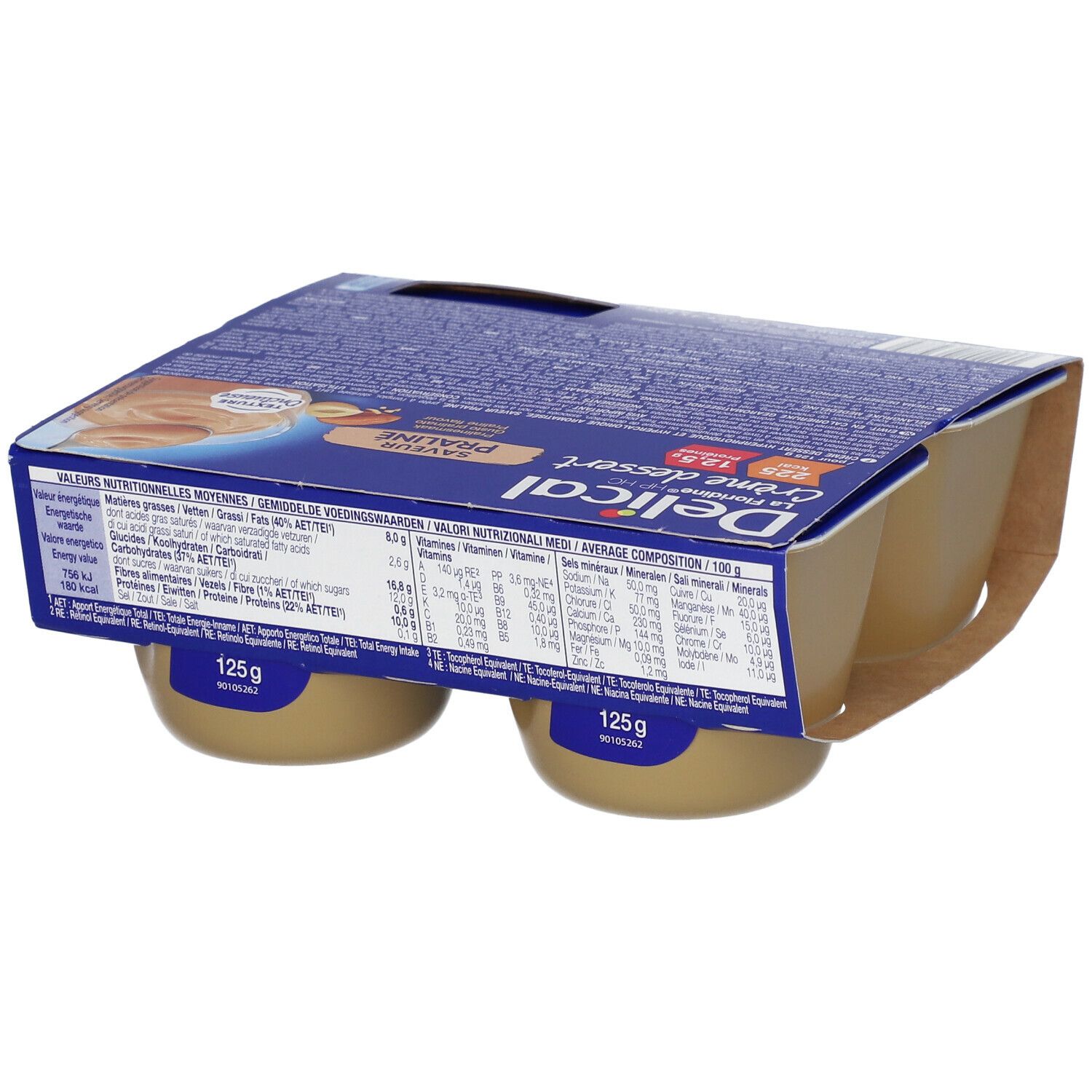 Delical La Floridine® Crème dessert HP HC saveur praliné