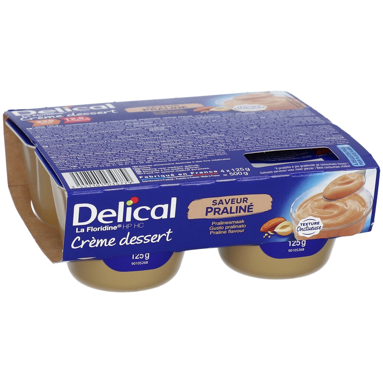 Delical La Floridine® Crème dessert HP HC saveur praliné