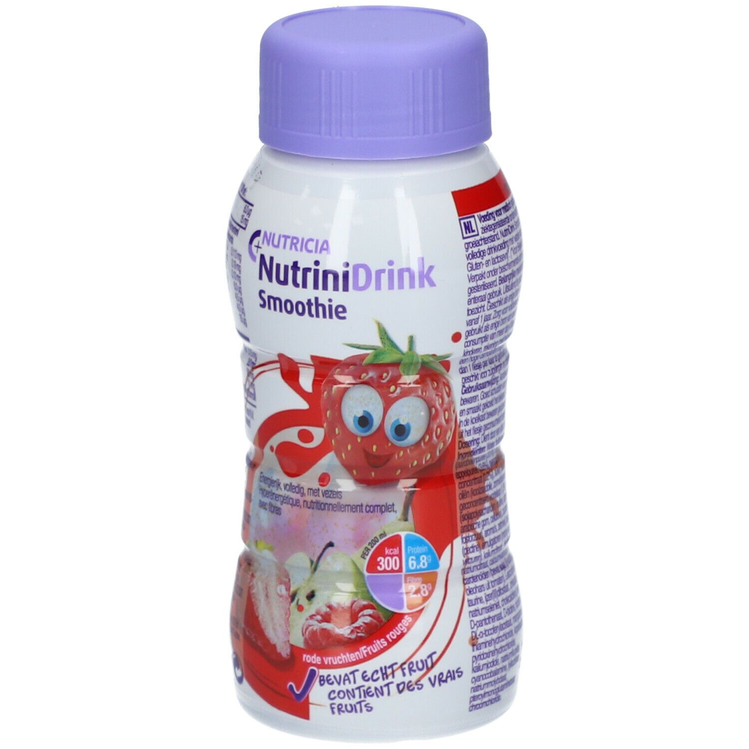 Achetez Nutrinidrink smoothie fruit rouges bouteille 200ml en