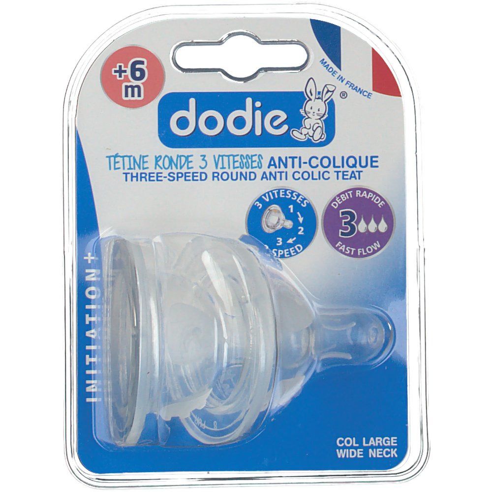 Dodie Tétine Evolution +3 Trou +6M