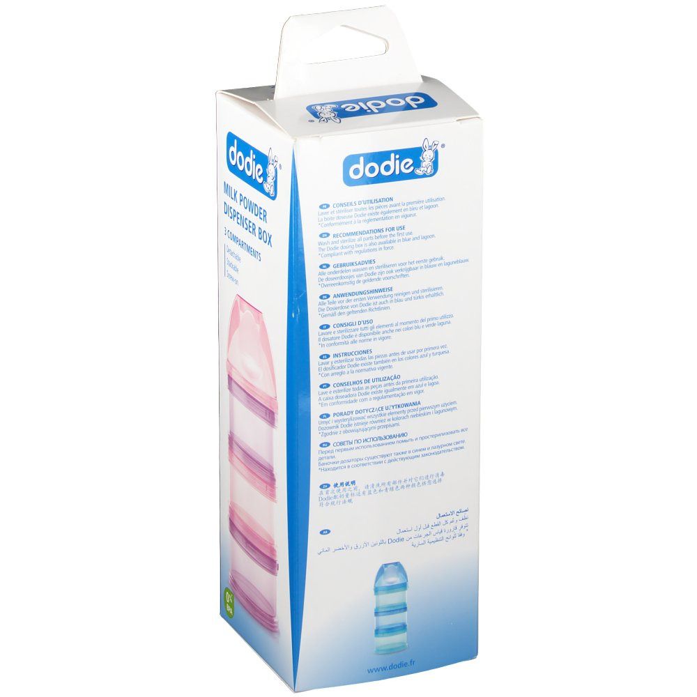 dodie® Cuillère à lait en poudre rose