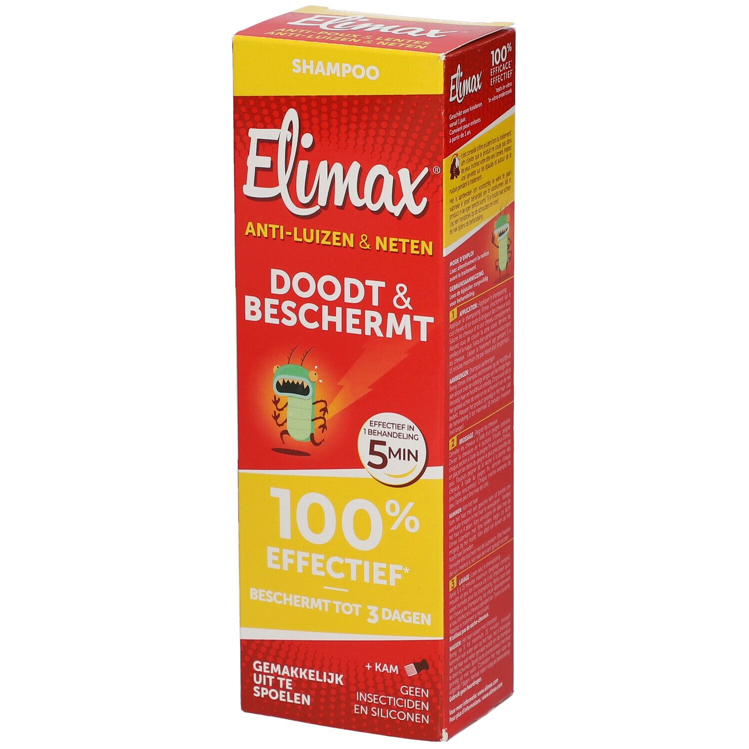 ELIMAX® Shampooing Anti-Poux & Lentes 2 en 1