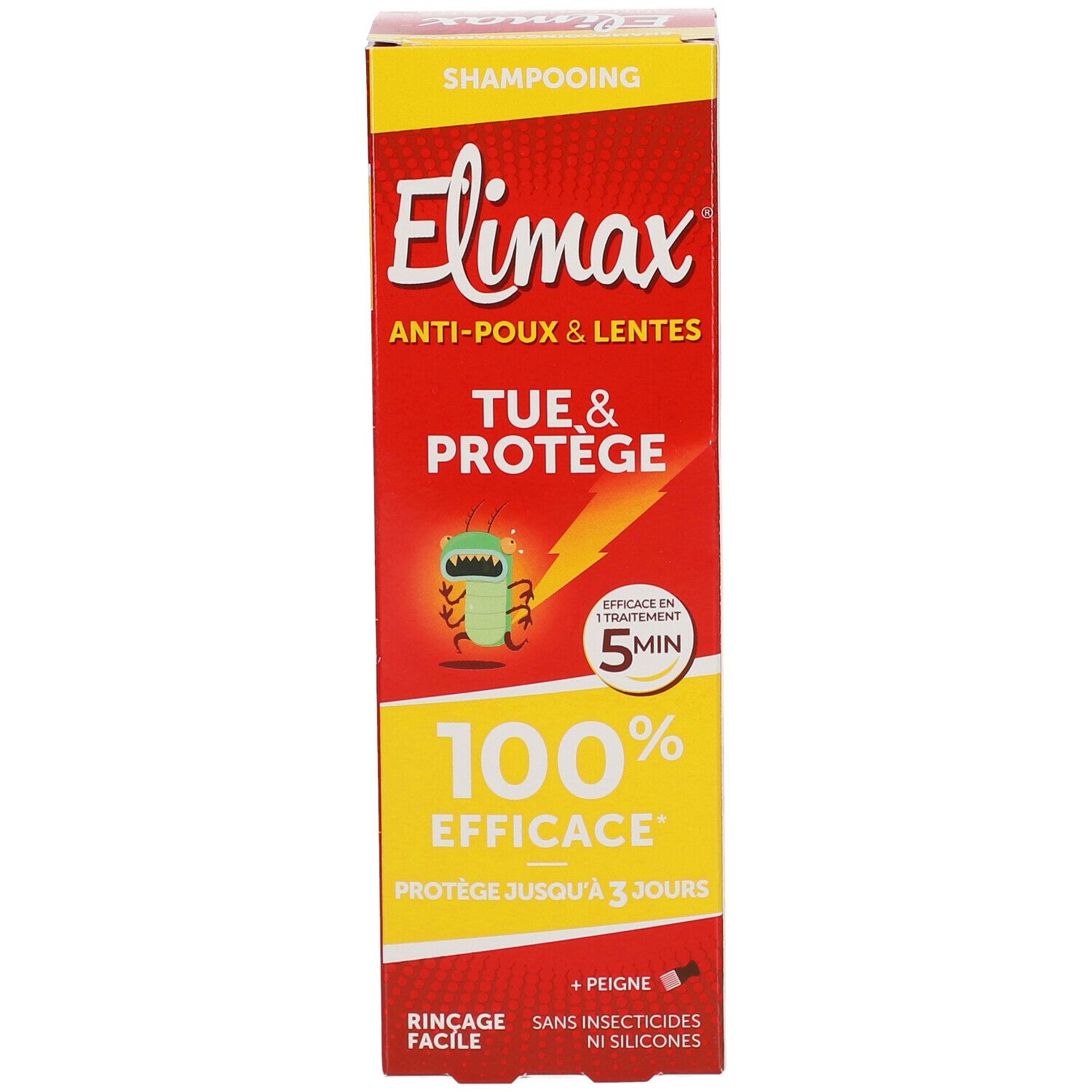 ELIMAX® Shampooing Anti-Poux & Lentes 2 en 1