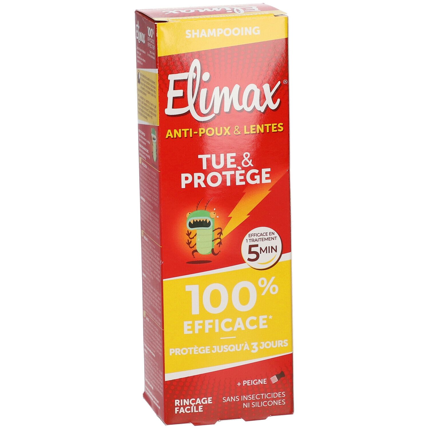 Elimax Shampooing Anti-Poux & Lentes 2 en 1, 100 ml