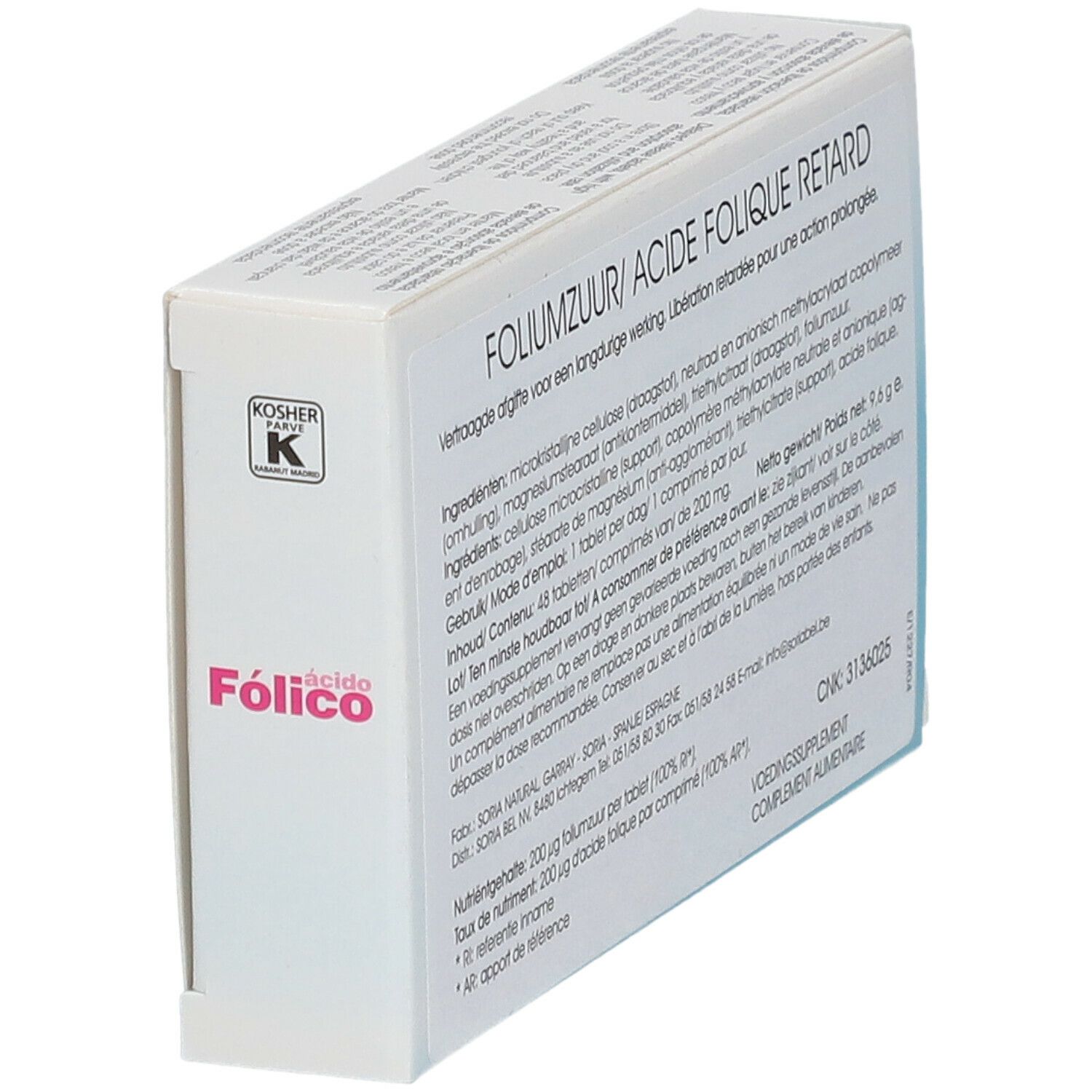 Soria Natural® Acide Folique Retard