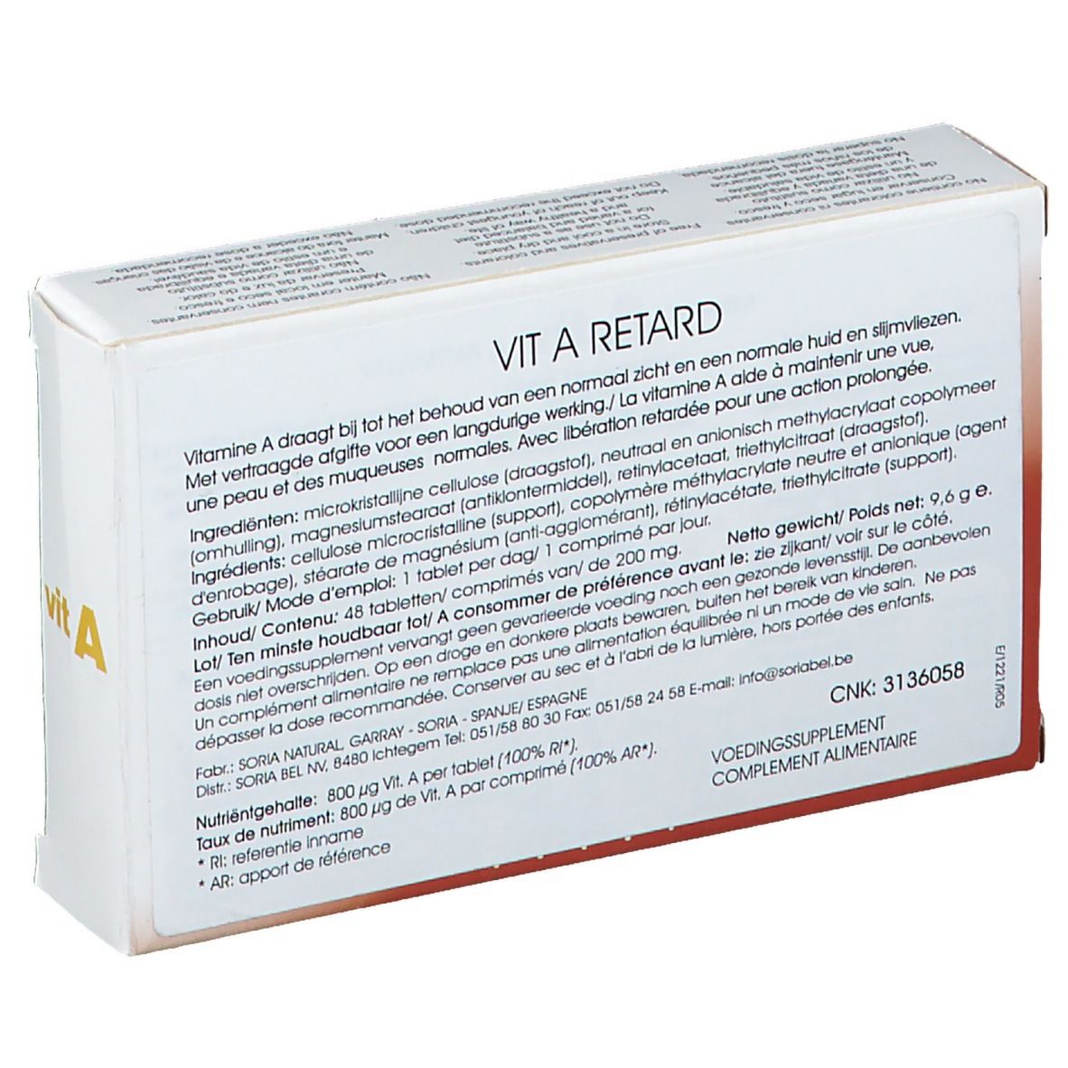 SoriaNatural® Vit A
