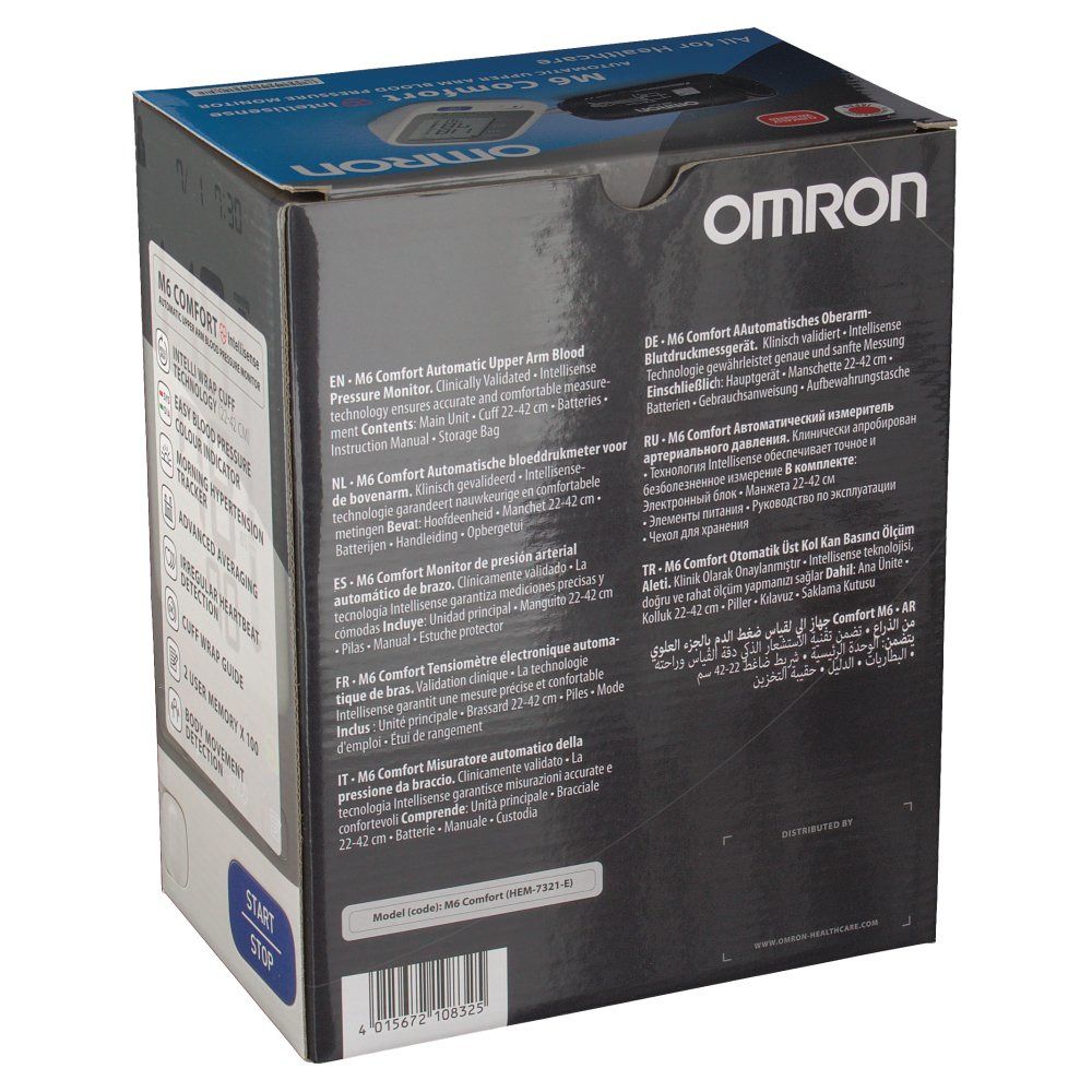 Omron M6 Comfort HEM Tensiomètre automatique au bras