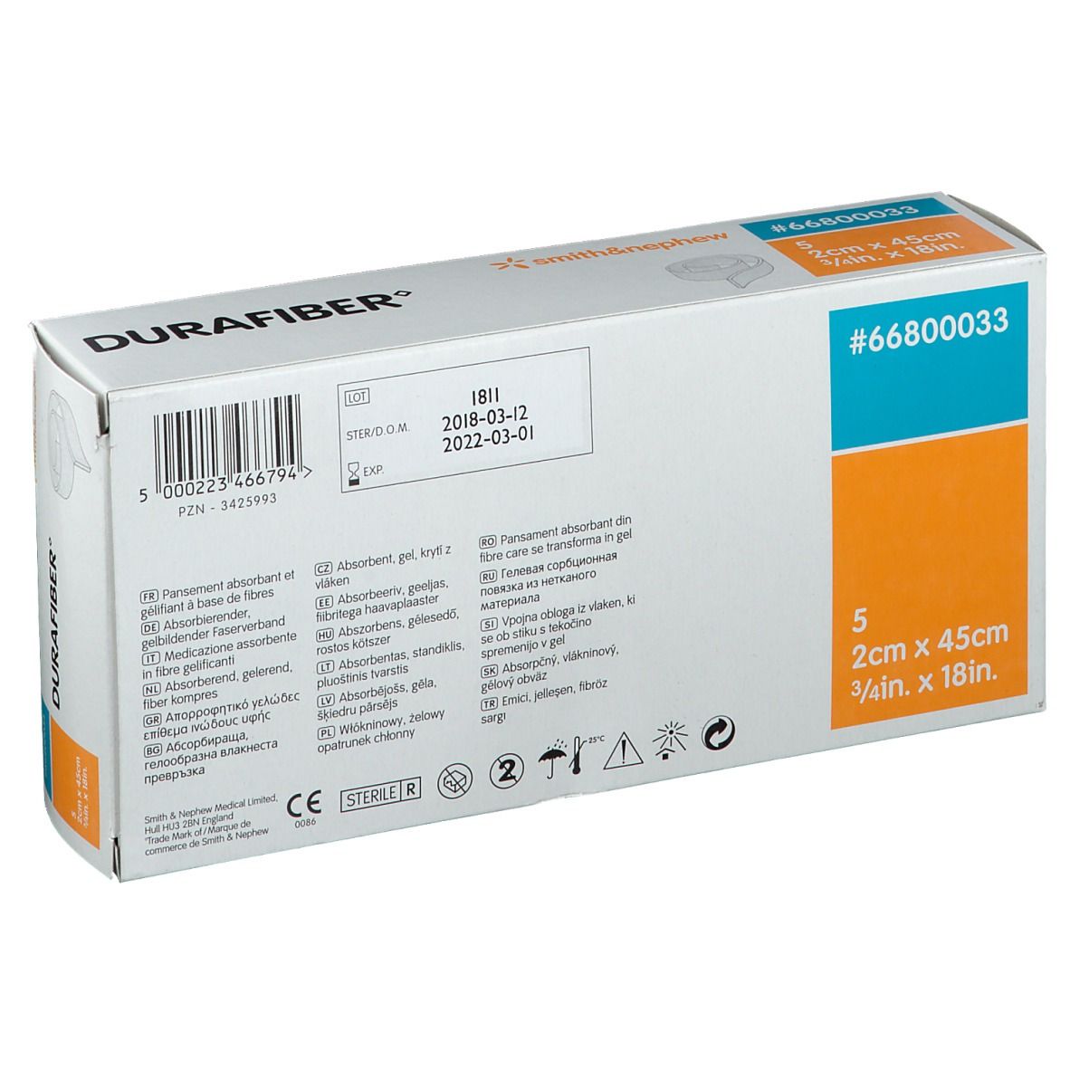 Durafiber Verband 2x45cm