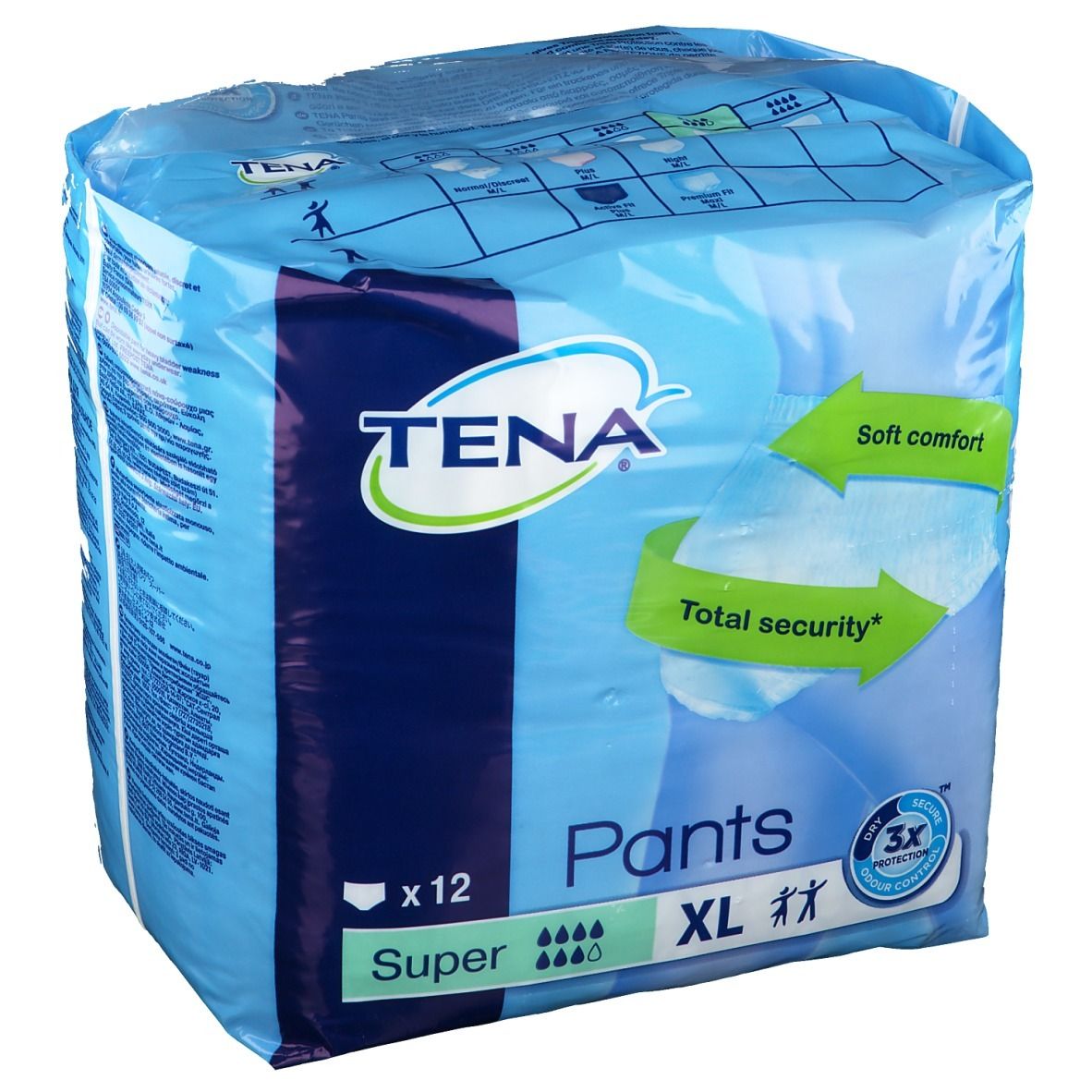 Tena Pants Super Xl Confort 12 Pcs Redcare Pharmacie