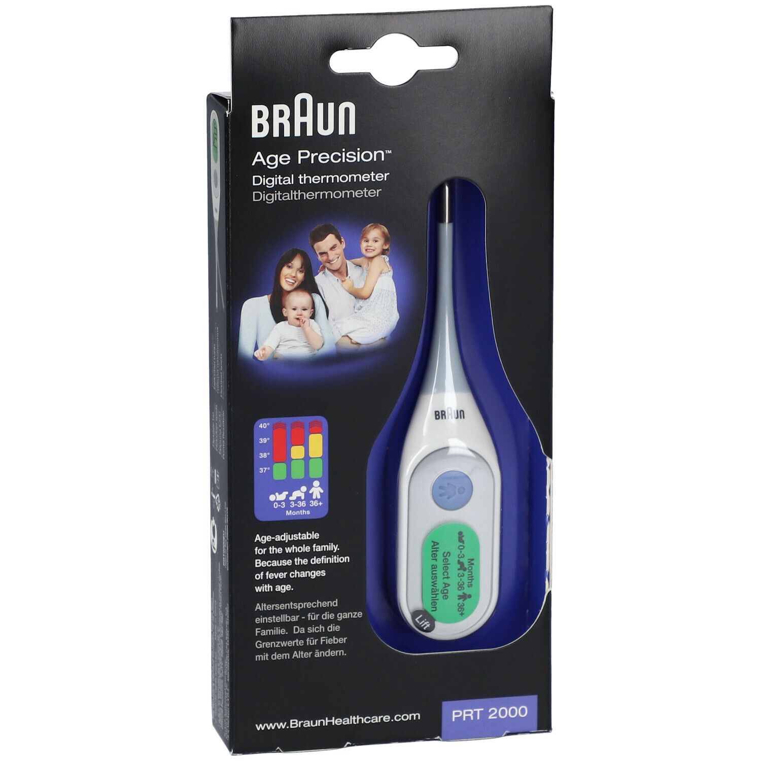 Braun Thermomètre Digital Age Précision® PRT2000 1 pc(s) Redcare