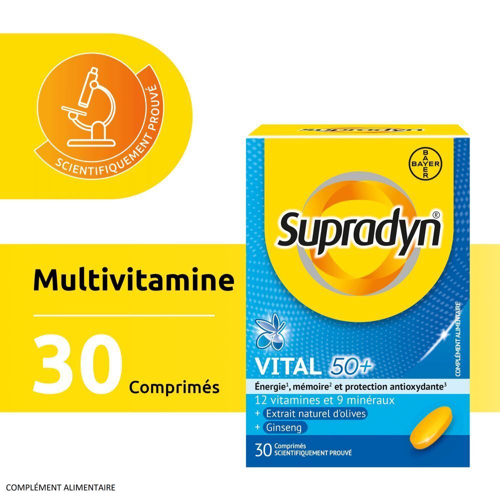 Supradyn Vital 50+ avec Antioxydants