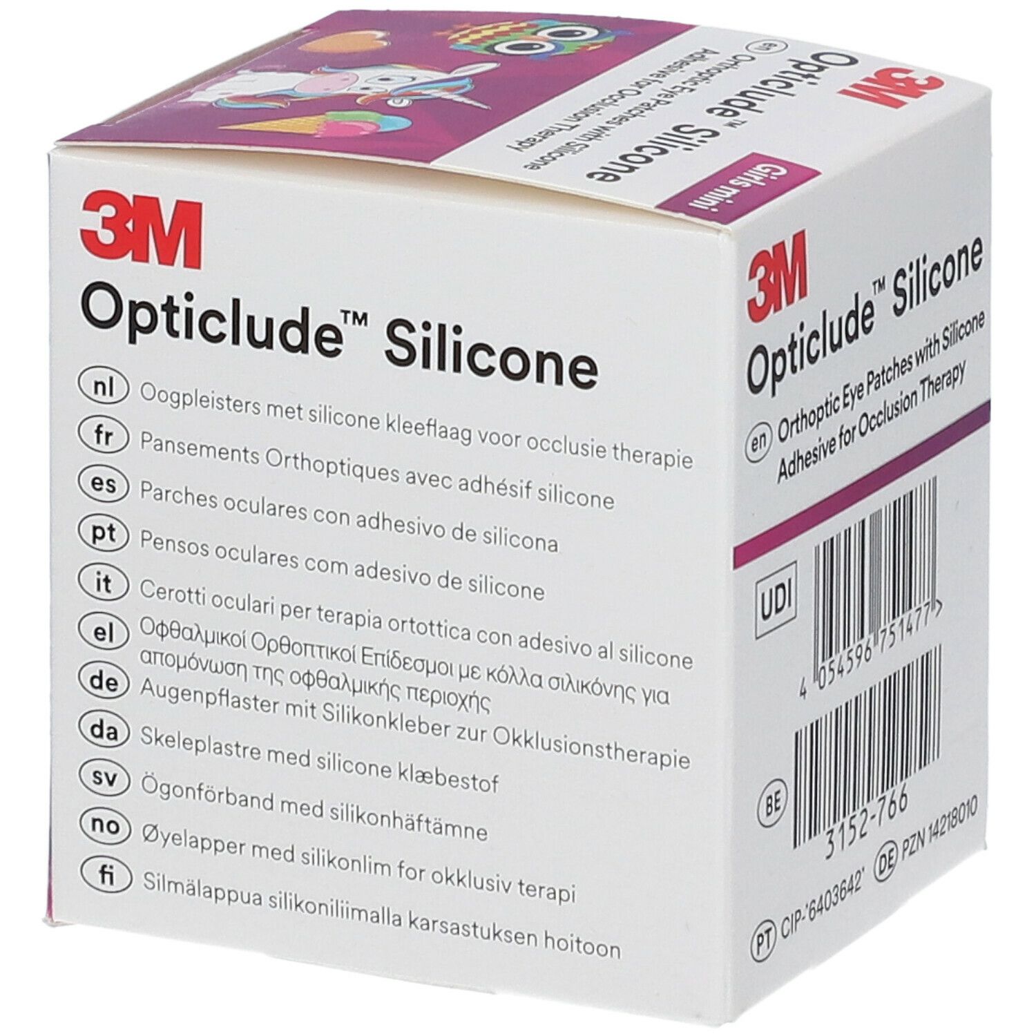 3M™ Opticlude™ Silicone Girl Mini 5,0 x 6,0 cm