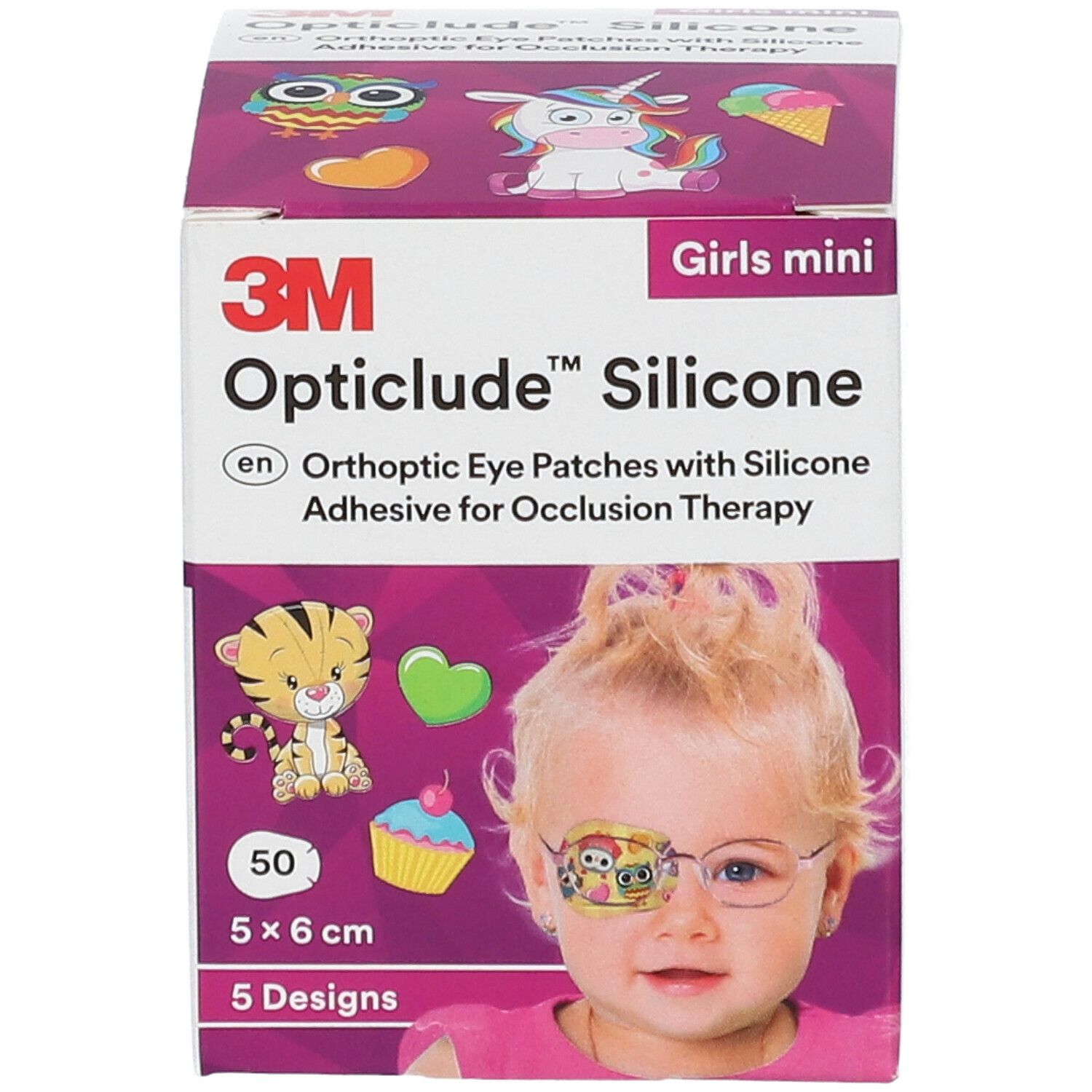 3M™ Opticlude™ Silicone Girl Mini 5,0 x 6,0 cm