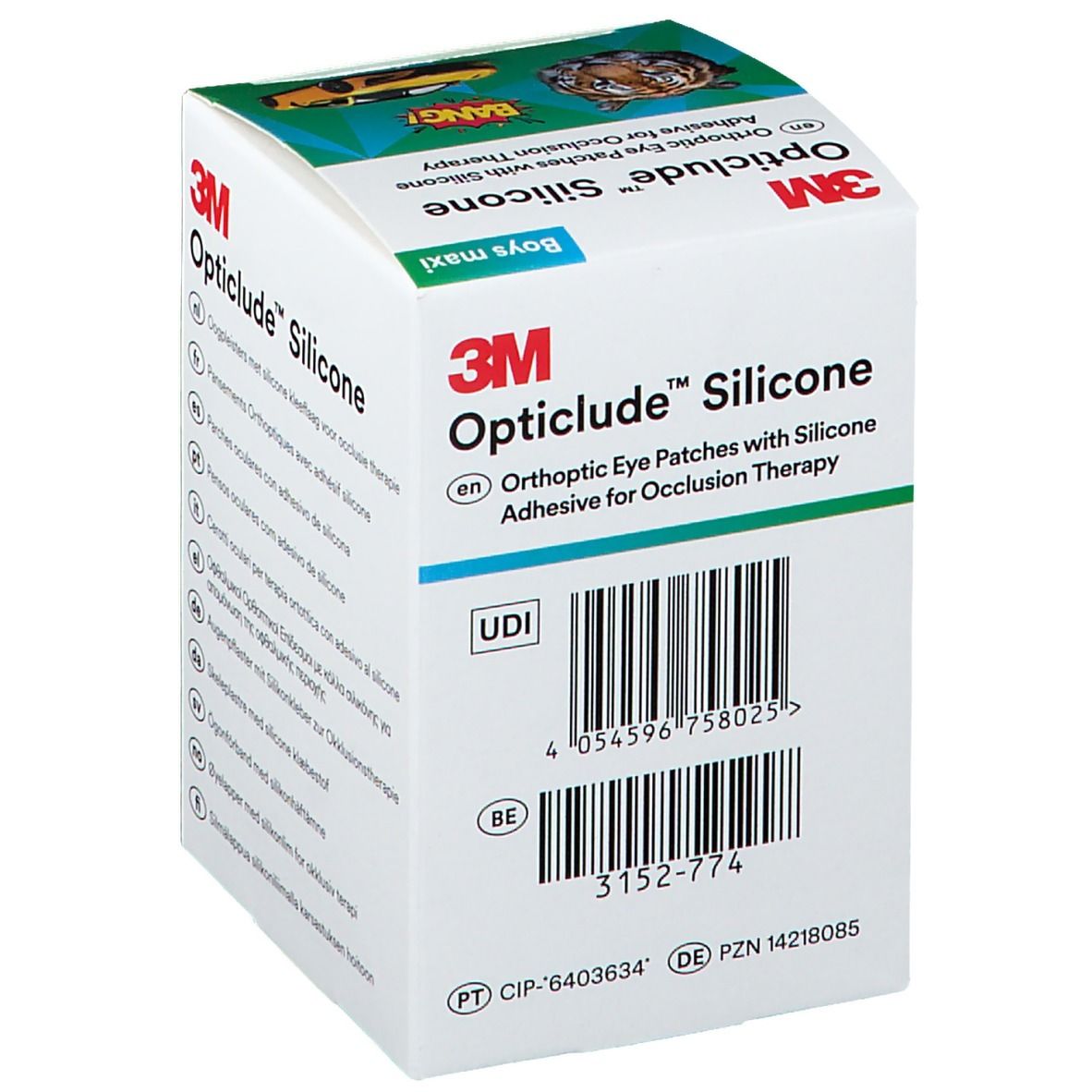 3M™ Opticlude™ Silicone Boy Maxi 5,7 x 8,0 cm