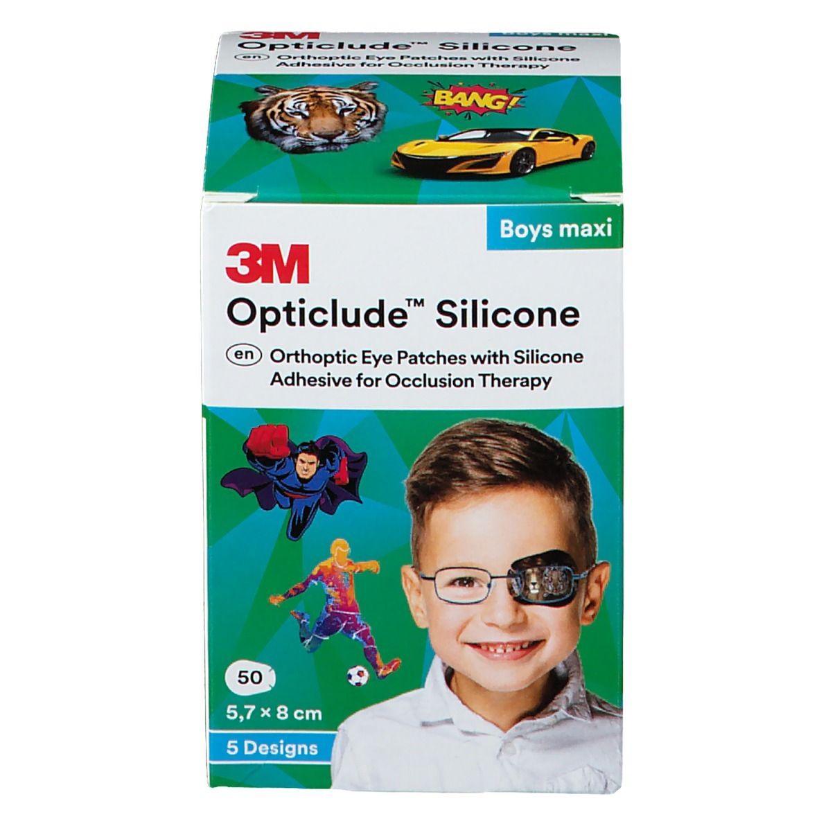 3M™ Opticlude™ Silicone Boy Maxi 5,7 x 8,0 cm