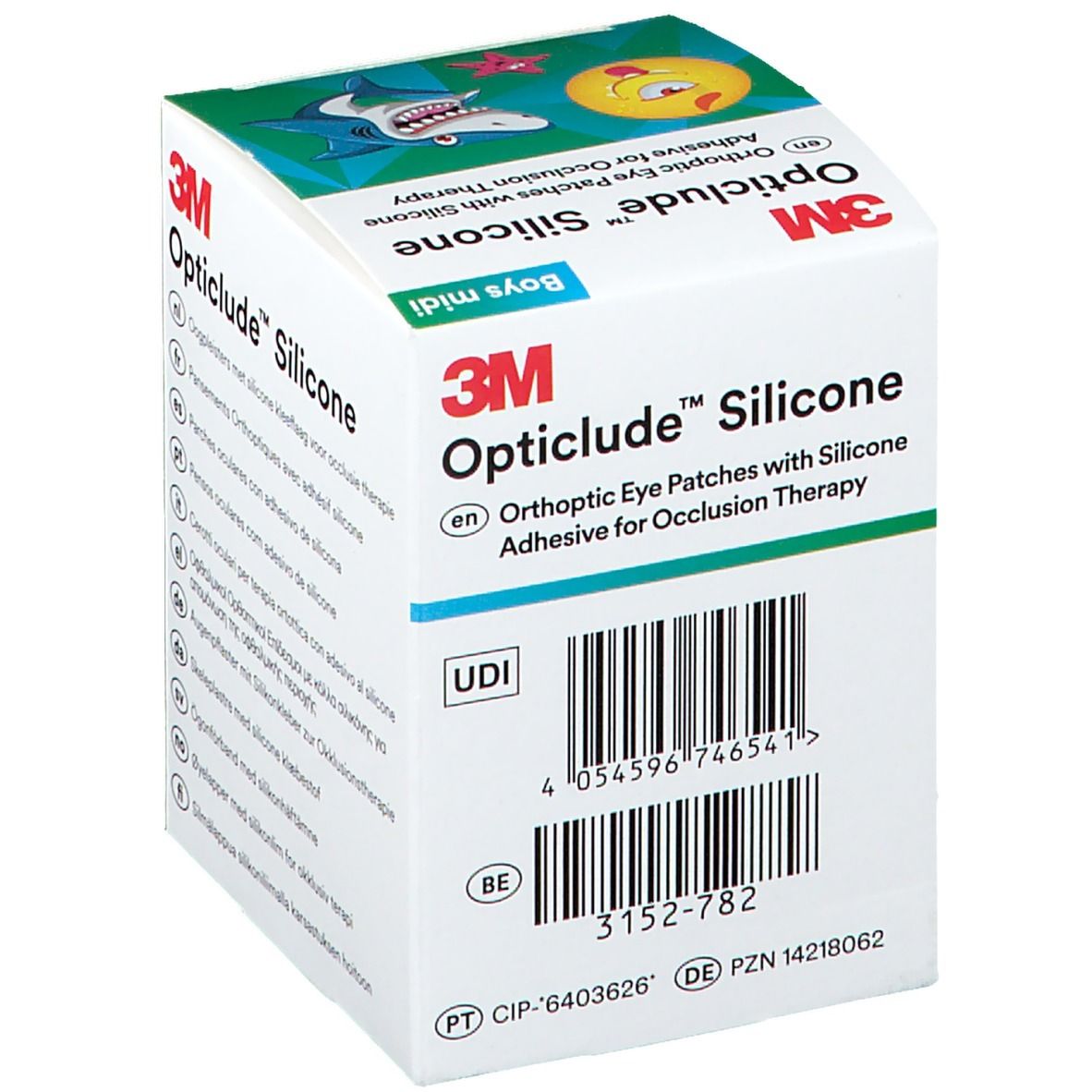 3M™ Opticlude™ Silicone Boys Midi 5,3 x 7,0 cm