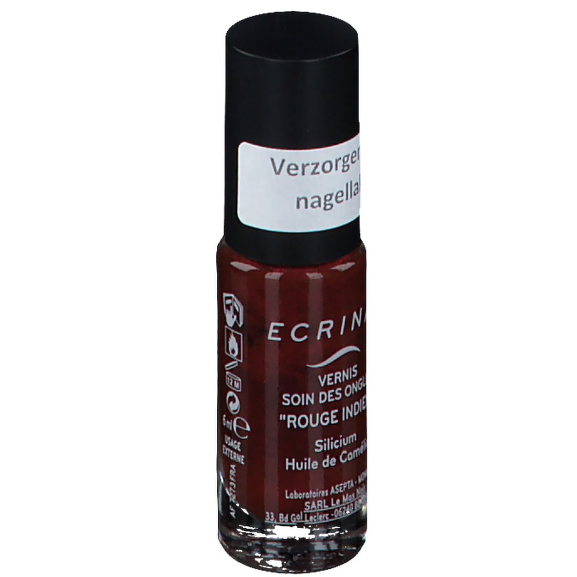 Ecrinal Vernis Colores Traitants Rouge Indien
