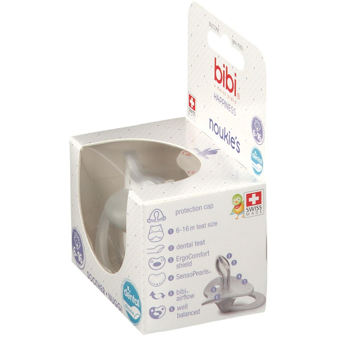 bibi® Sucette Noukie's Stars 6-16 Mois