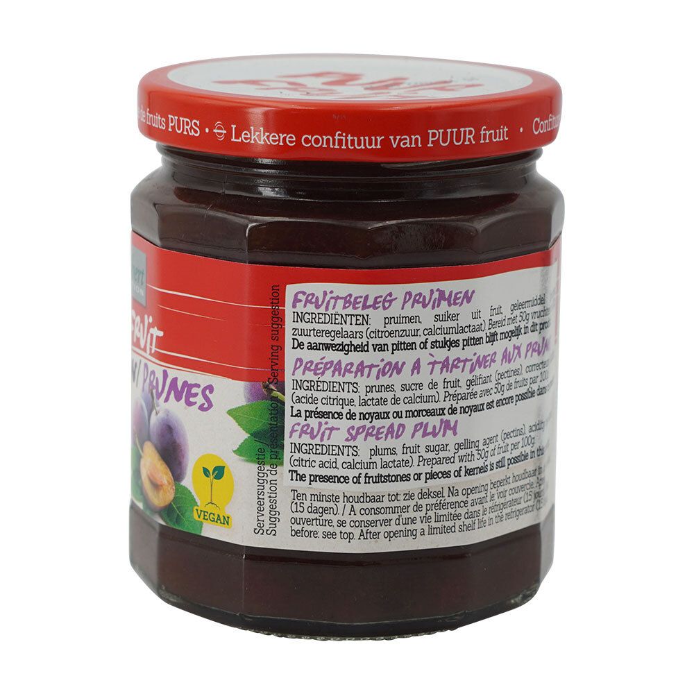 Damhert Puur Fruit Confiture Prune 100 % Sans Sucre