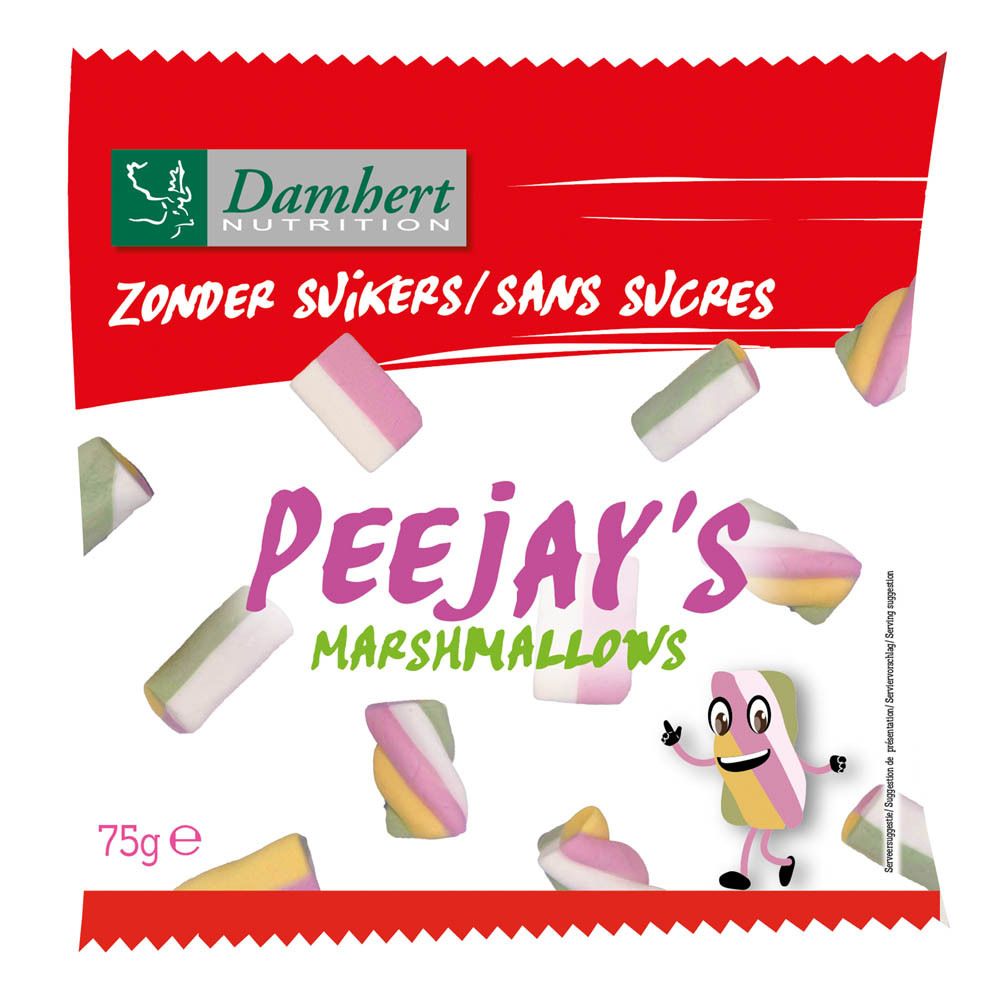 Damhert No Sugar Added Peejays marshmallows