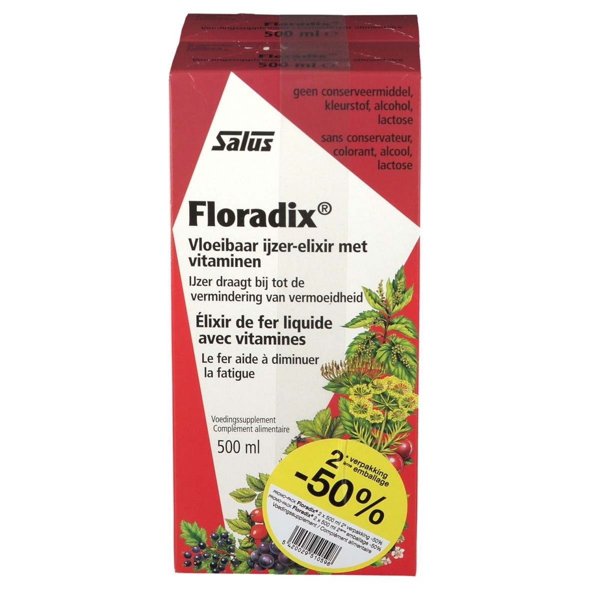 Salus FLORADIX® Élixier de fer liquide