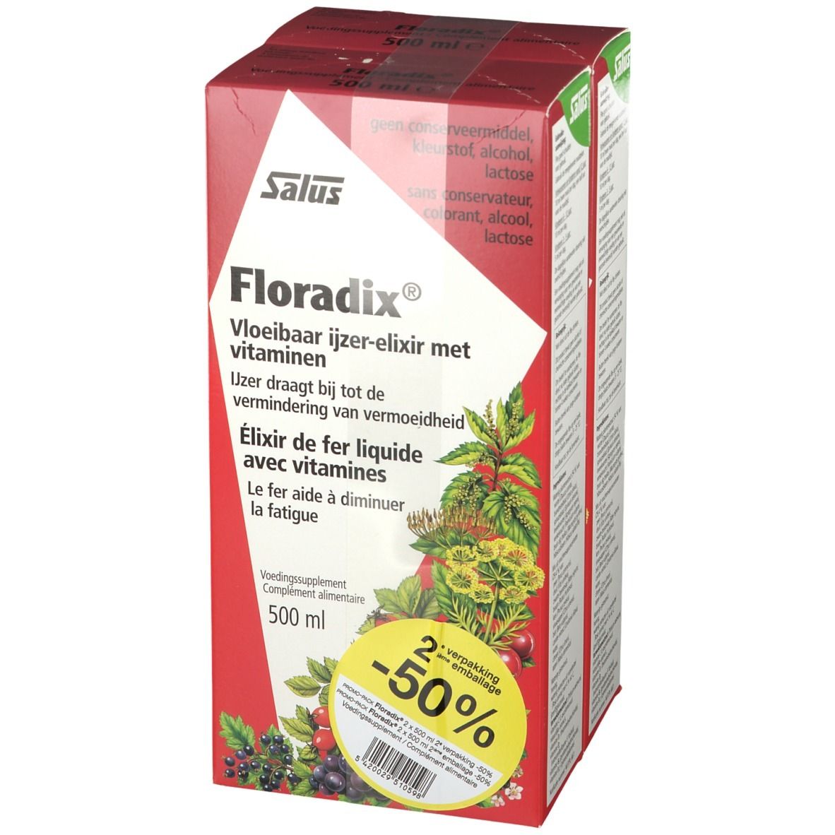 Salus FLORADIX® Élixier de fer liquide