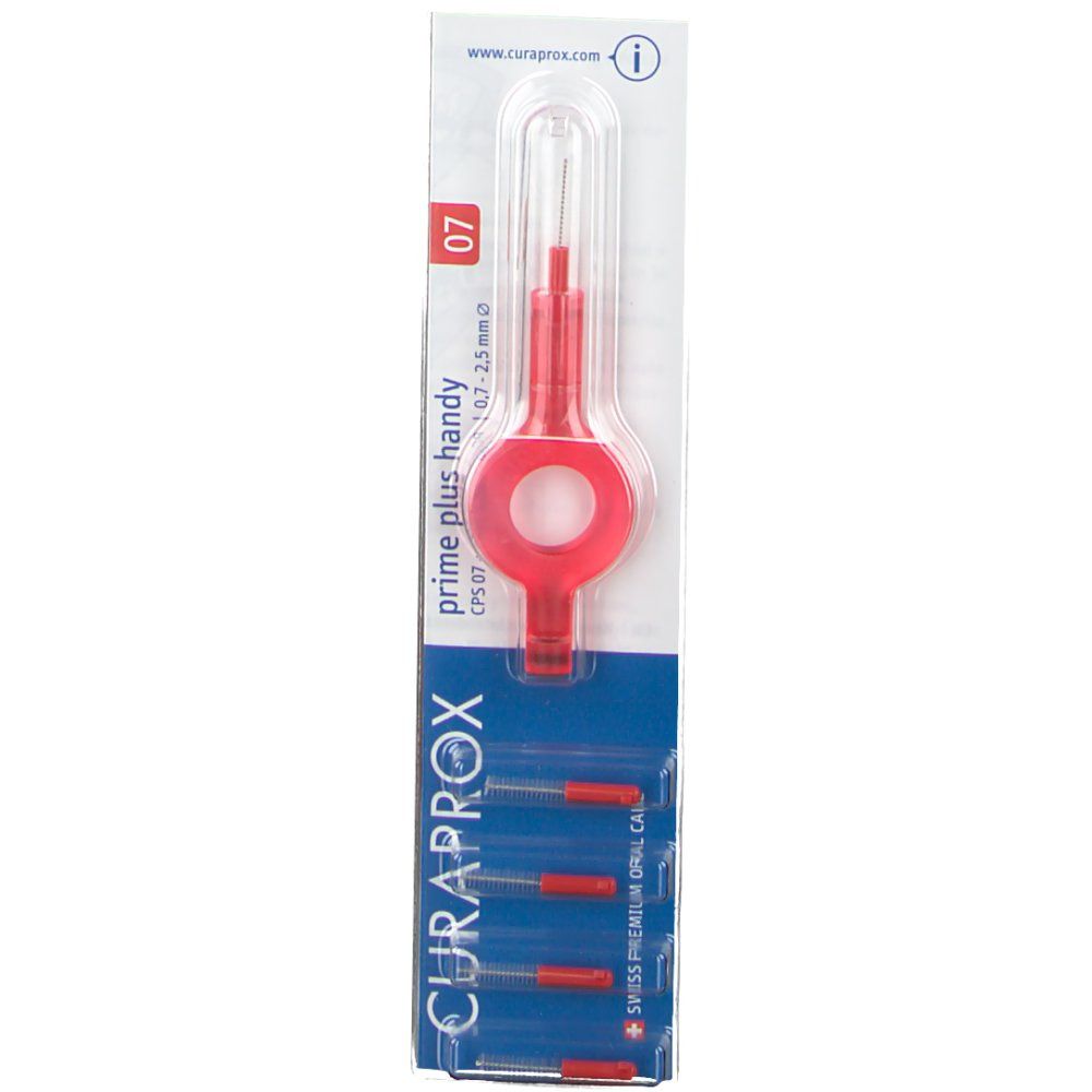 Curaprox Brossettes CPS Prime Plus Handy 0,7 mm (Rouge)