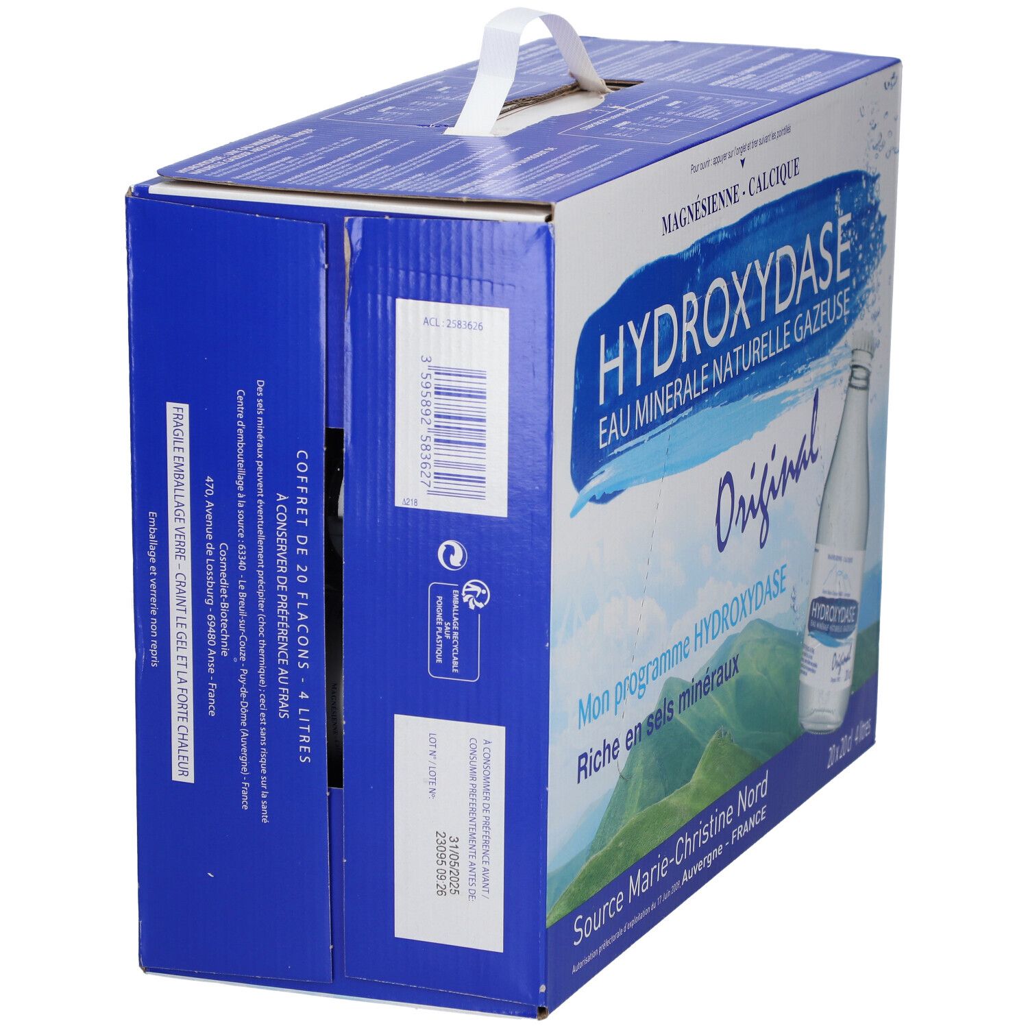 Hydroxydase Eau minérale Naturelle Gazeuse