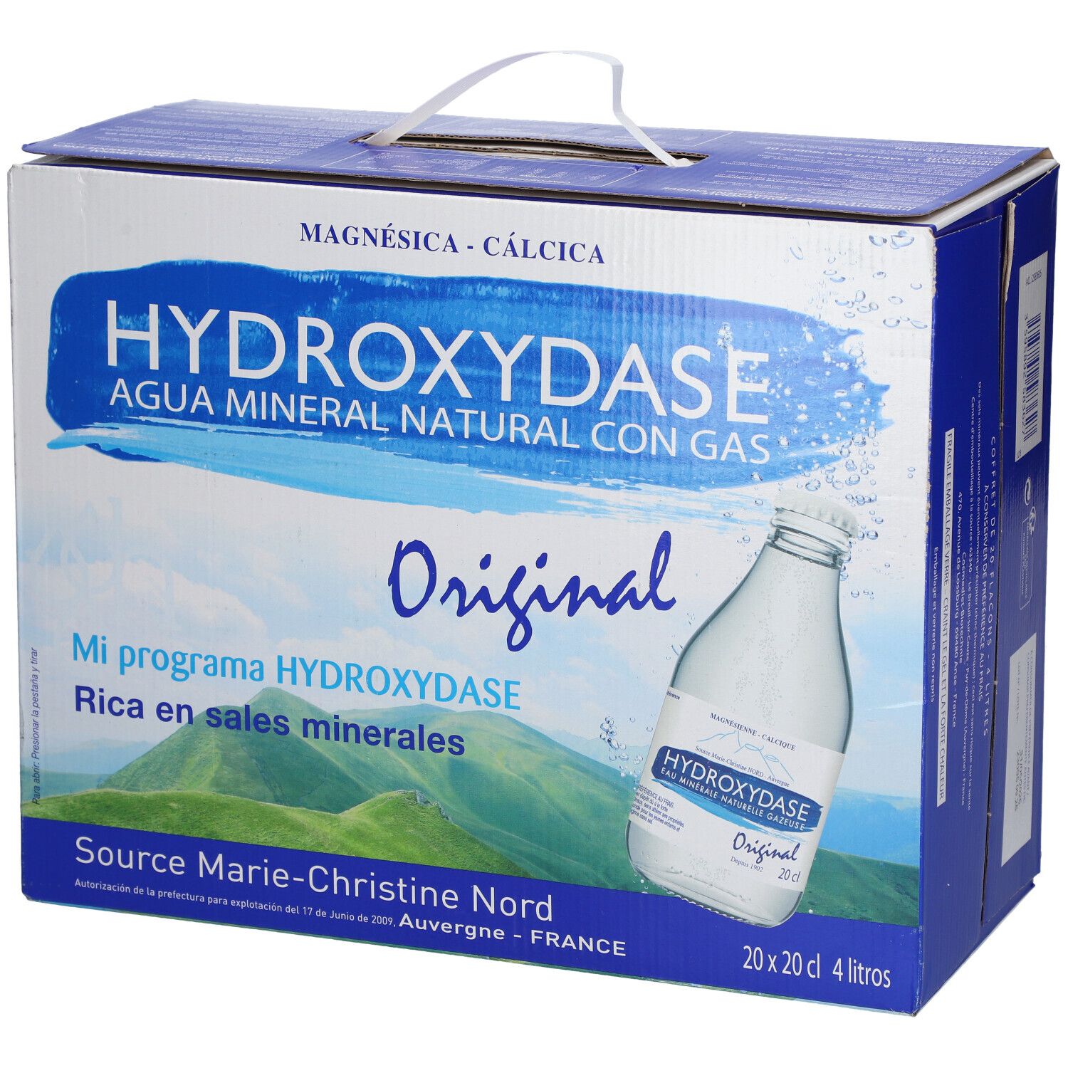 Hydroxydase Eau minérale Naturelle Gazeuse