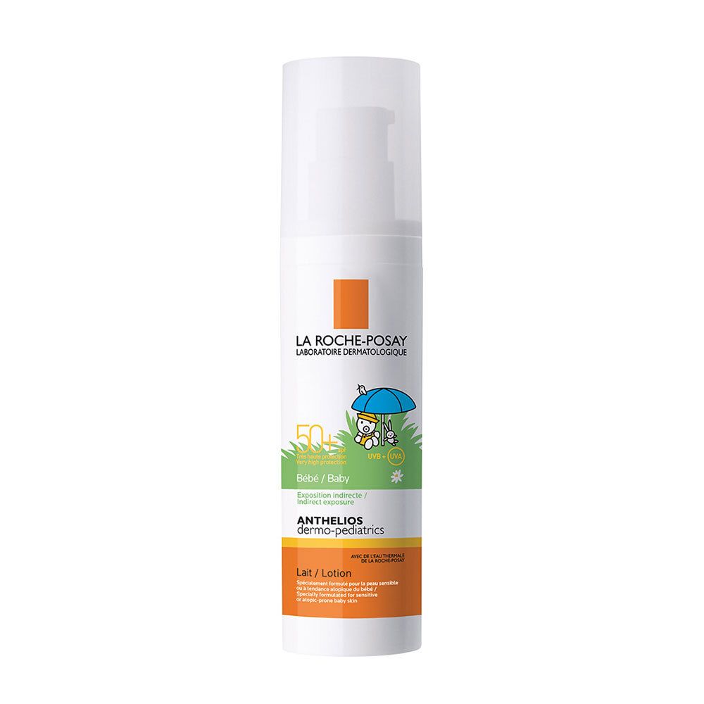 Anthelios Crème Solaire en Lait Bébé Dermo-Pediatrics SPF50+ Sans Parfum 50 ml