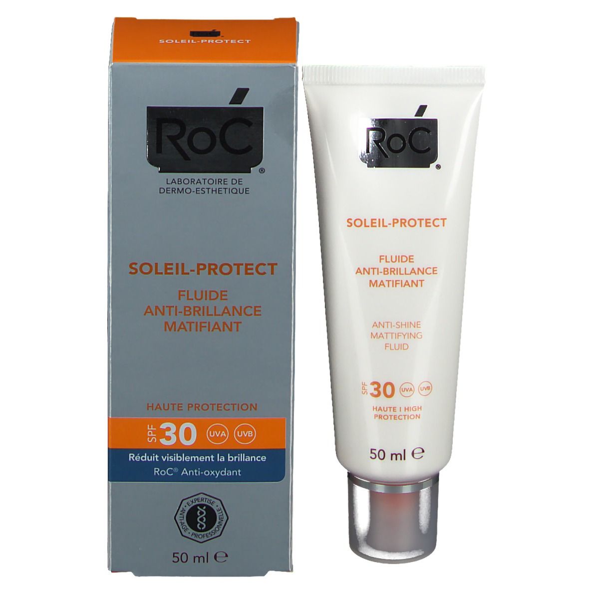 RoC Soleil Protect Fluide Anti-Brillance Matifiant SPF30