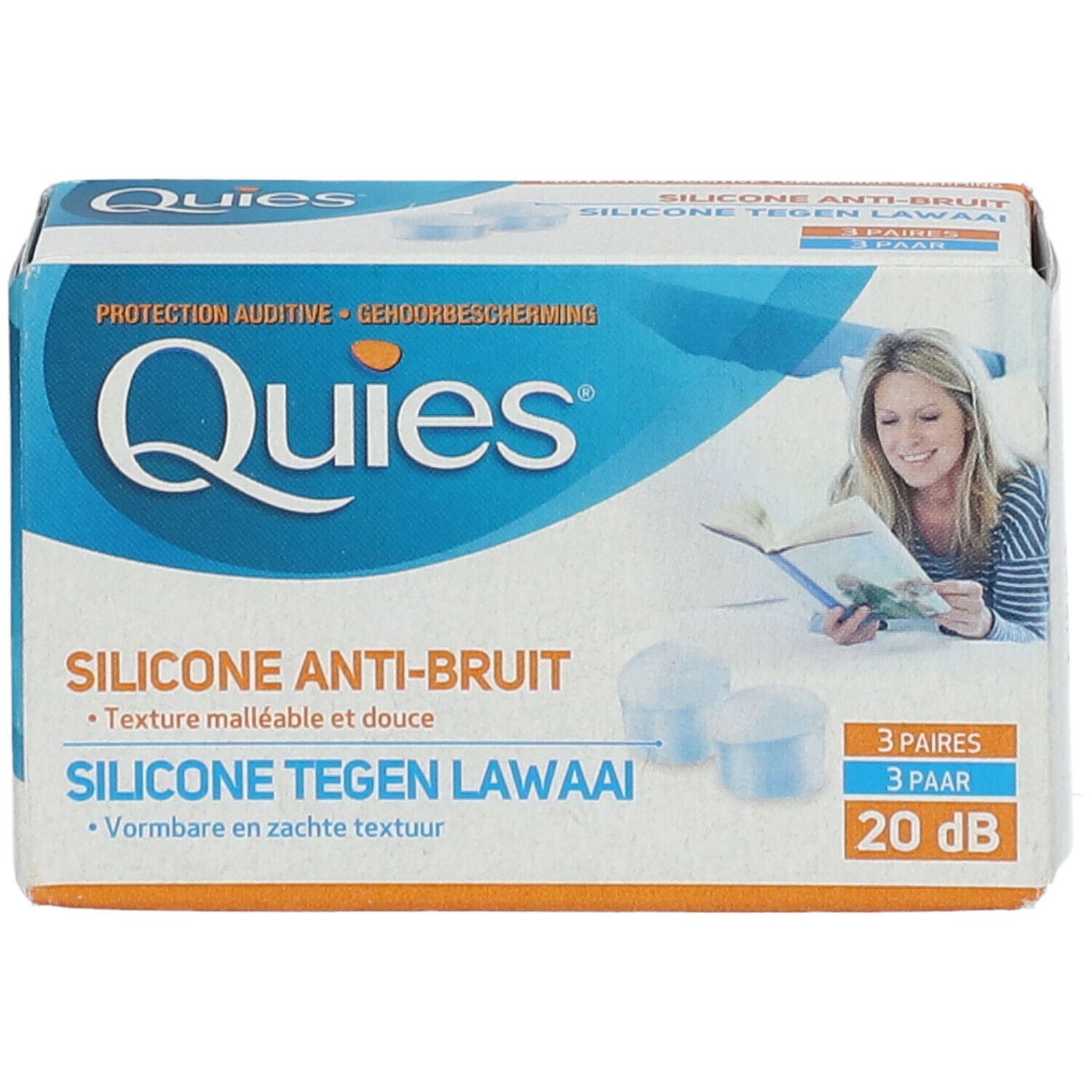 Quies® Protection auditive en silicone Anti-bruit