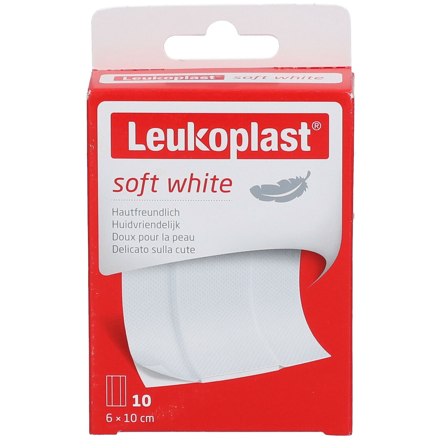 Leukoplast® Soft Pansement très résistant 6 cm x 10 cm