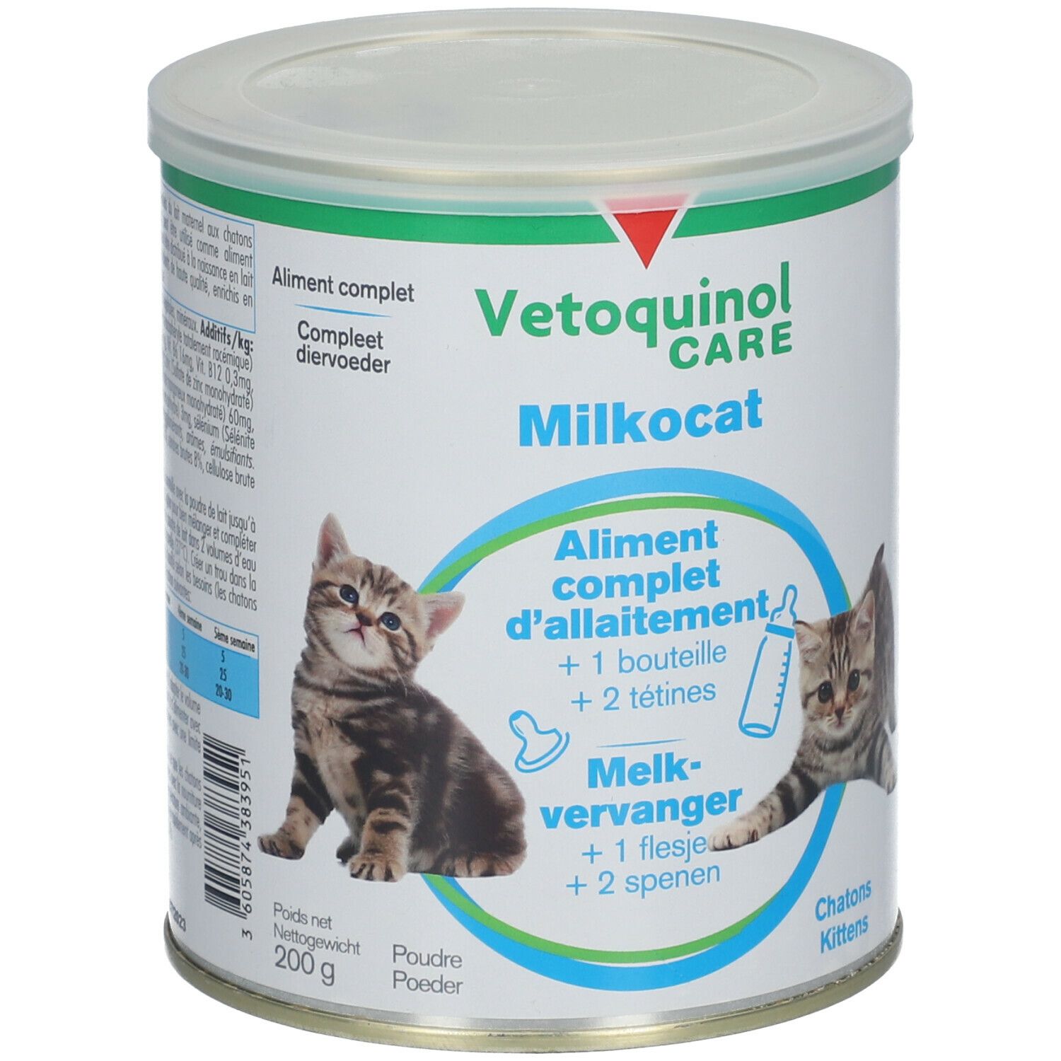 Vétoquinol Care Milkocat Poudre pour chatons