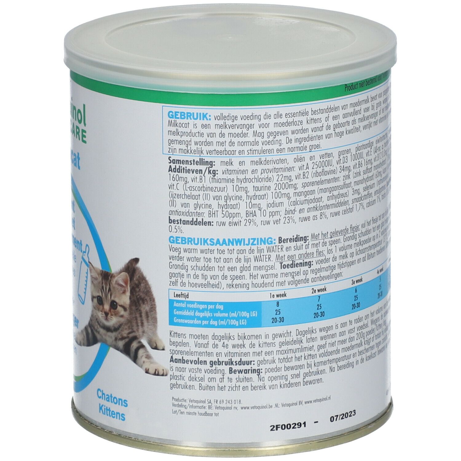 Vétoquinol Care Milkocat Poudre pour chatons