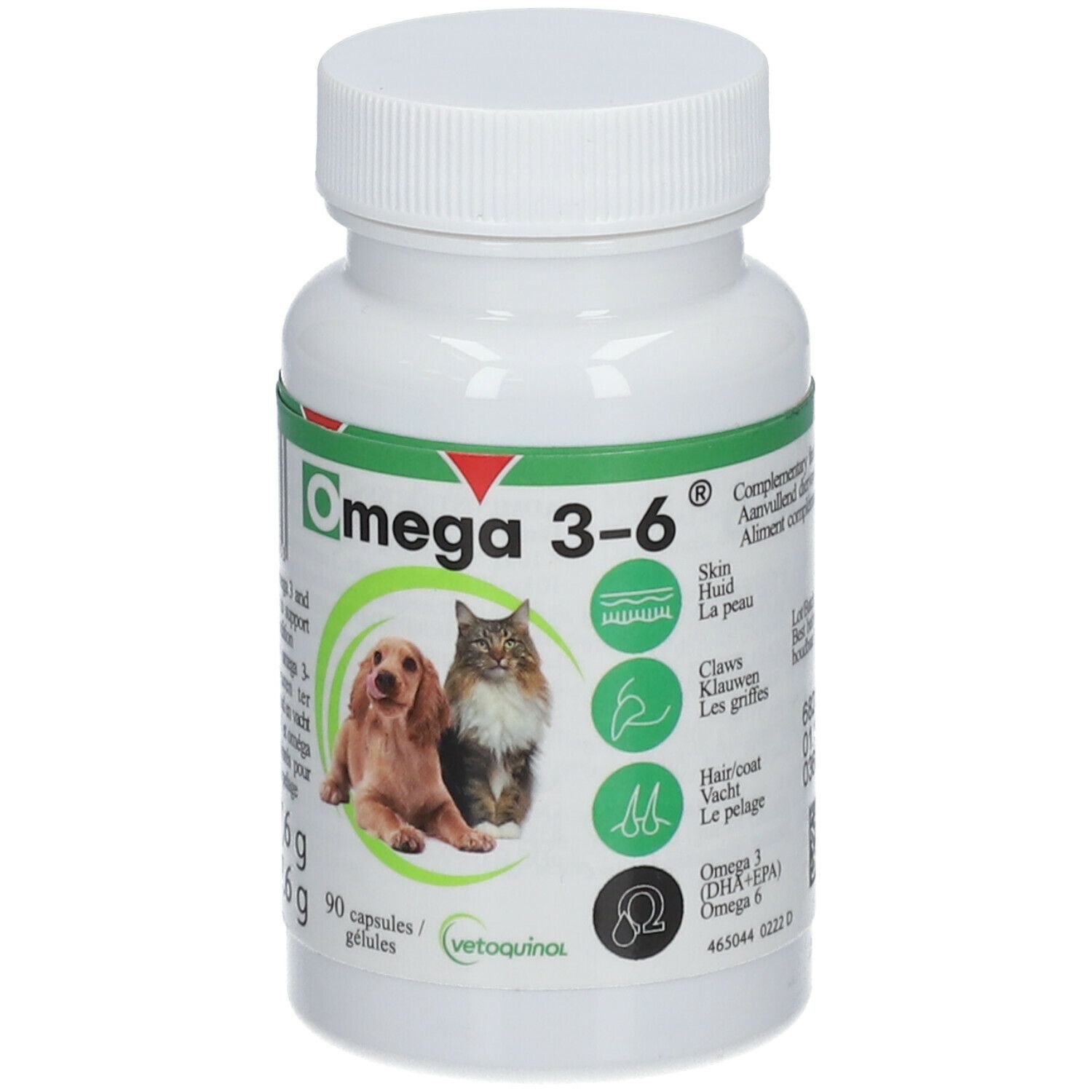 Vetoquinol Care Omega 36 pour chiens et chats 90 pc(s) Redcare Pharmacie