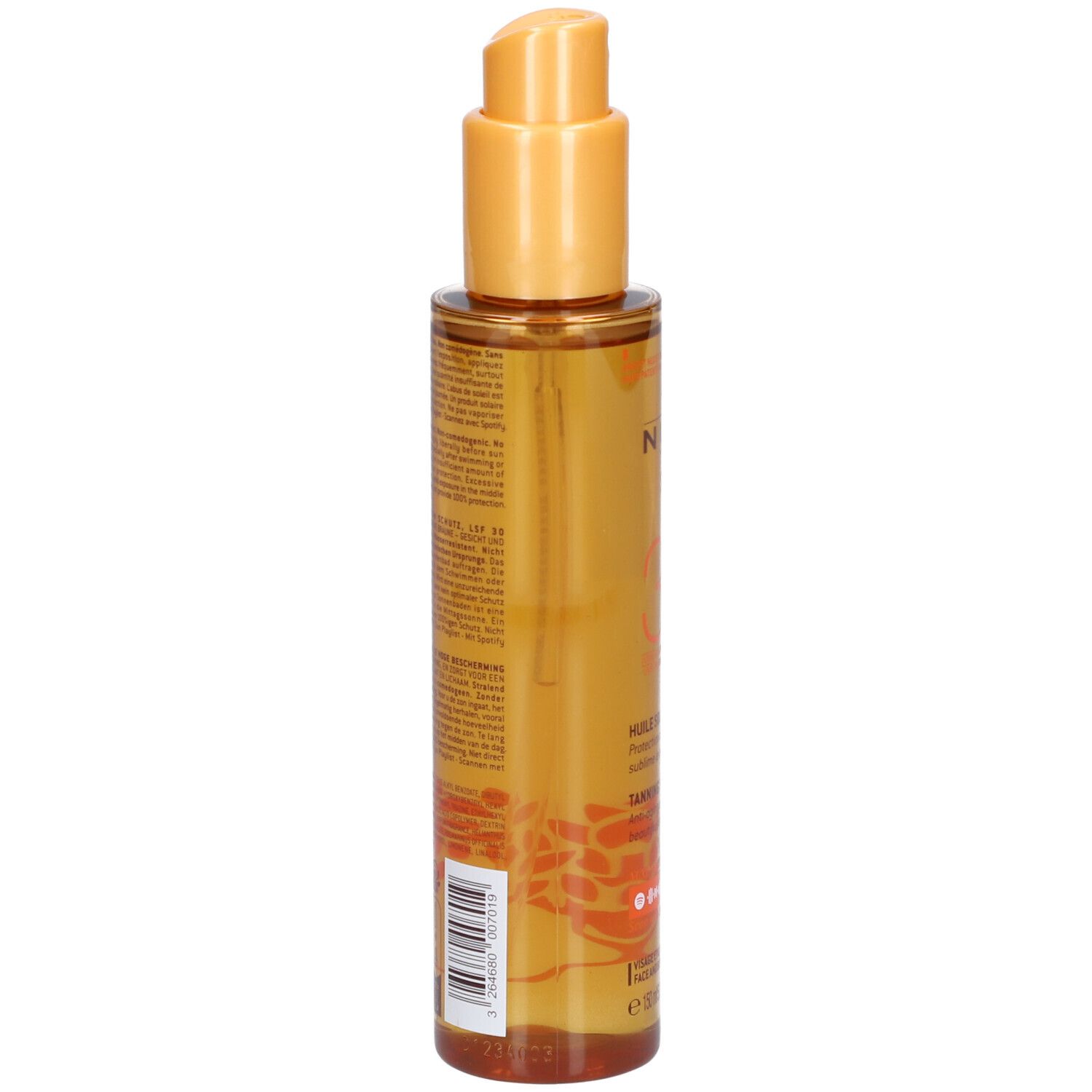 Nuxe Sun SPF 30 Huile bronzante visage et corps