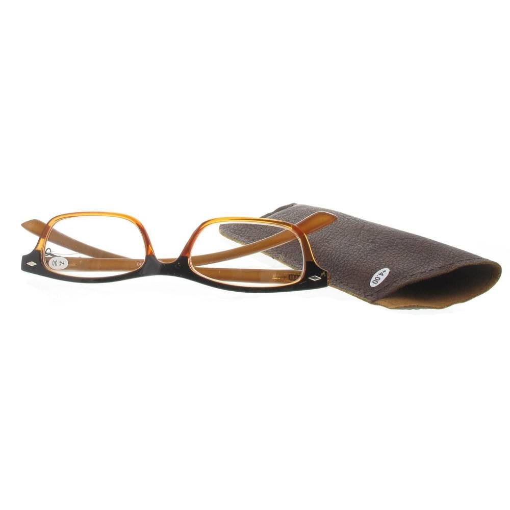 pharmaGLASSES® Lunettes de lecture Jaune +4.00