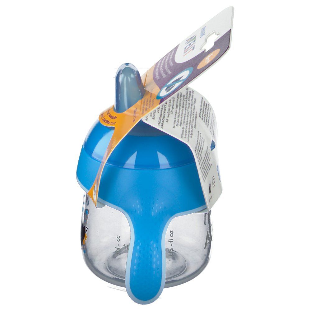 Avent Tasse à bac anti-fuite Pinguin Bleu 6 mois et +