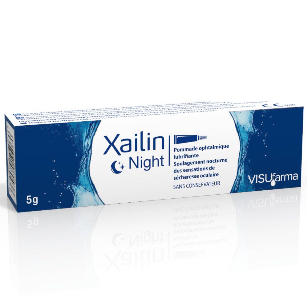 Xailin Night Pommade Ophtalmique Lubrifiante