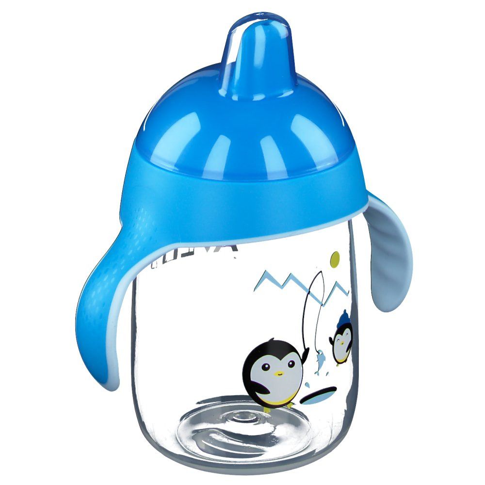 Avent Tasse à bec Anti-fuite Pingouin Bleu +18 mois 340 ml