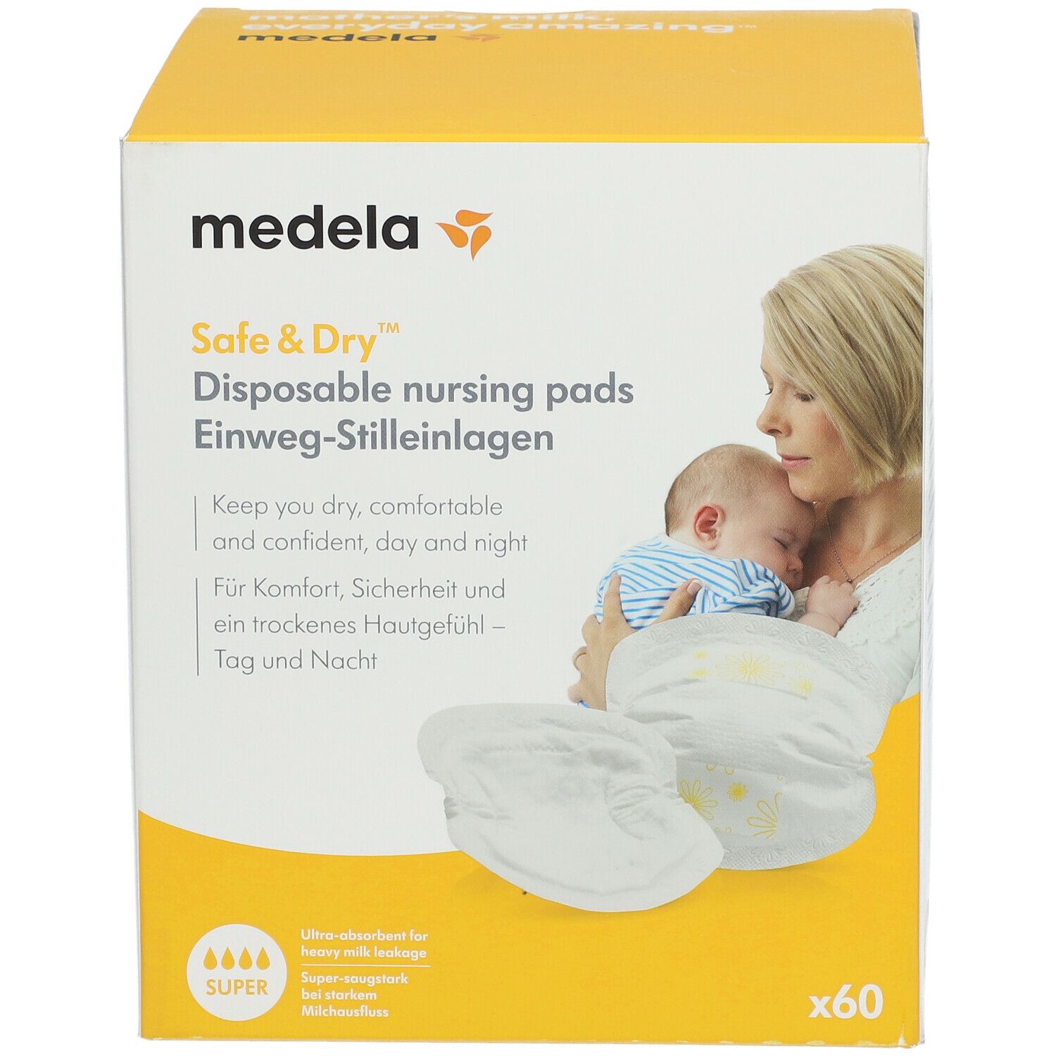 medela Safe &Dry™ Coussinets d'allaitement jetables