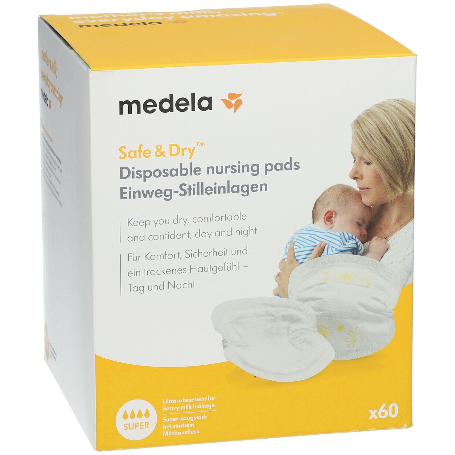 medela Safe &Dry™ Coussinets d'allaitement jetables